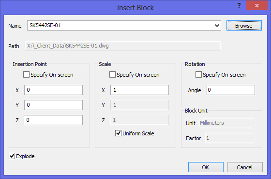 Autocad Insert Block From Another Drawing